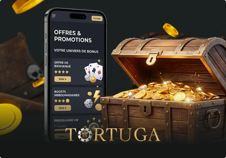 Tortuga Casino : bonus et promotions pour les joueurs français