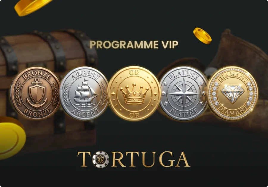 Programme VIP Tortuga Casino : avantages exclusifs et récompenses pour les joueurs réguliers