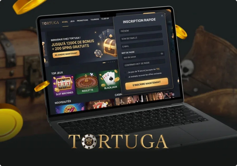 Inscription Tortuga Casino : étapes simples pour créer un compte